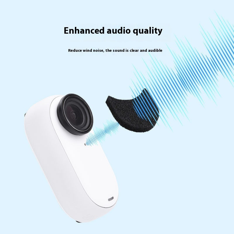GO 3 Sports Camera Noise Reduction Sponge Windshield Accessories